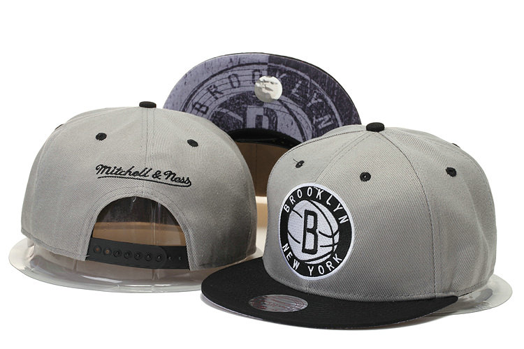 Brooklyn Nets Snapback Grey Hat GS 0620
